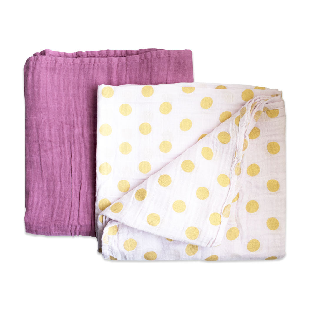 ROSE Muslin Swaddle Blanket Set Glossydots Baby