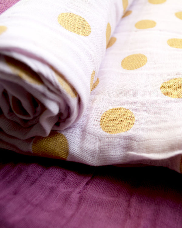 ROSE | Muslin Swaddle Blanket Set