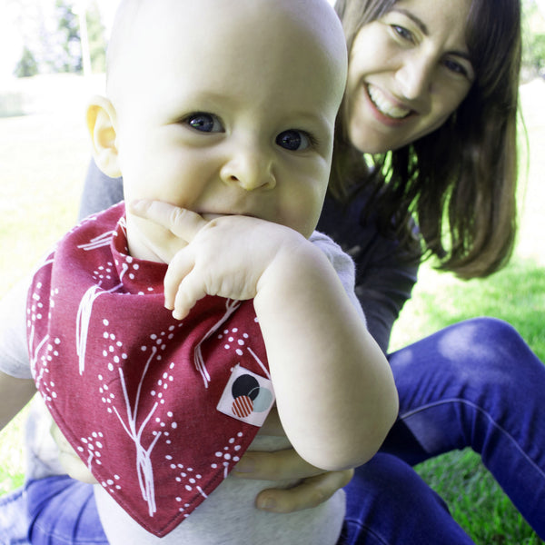 FLORAL SPARK | Premium Baby Bandana Bib