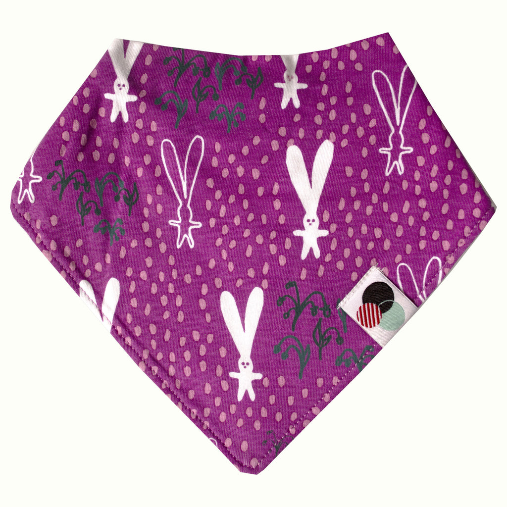 BUNNY HOP | Premium Baby Bandana Bib