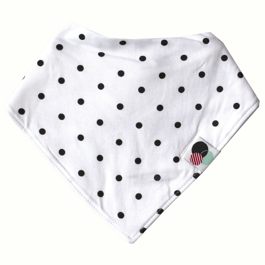 POLKA DOTS+ | Premium+ Baby Bandana Bib