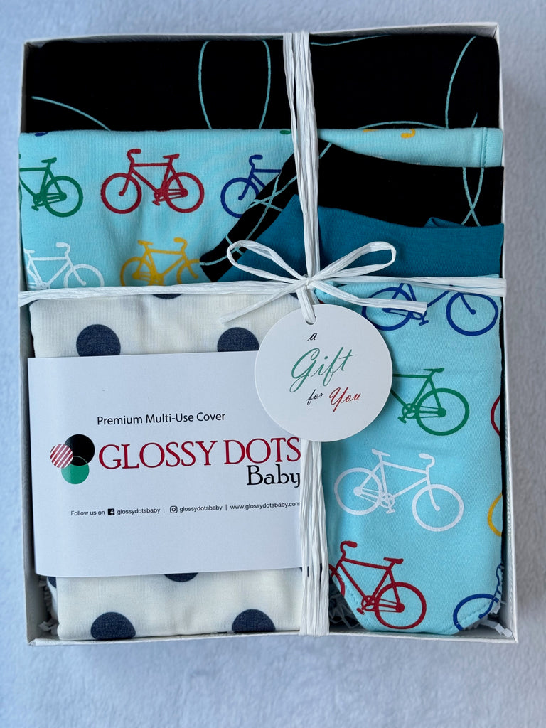 BLUE & BIKES | Mom + Me Gift Box Set