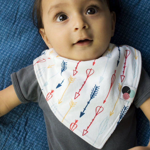 ARROWS  | Premium Baby Bandana Bib