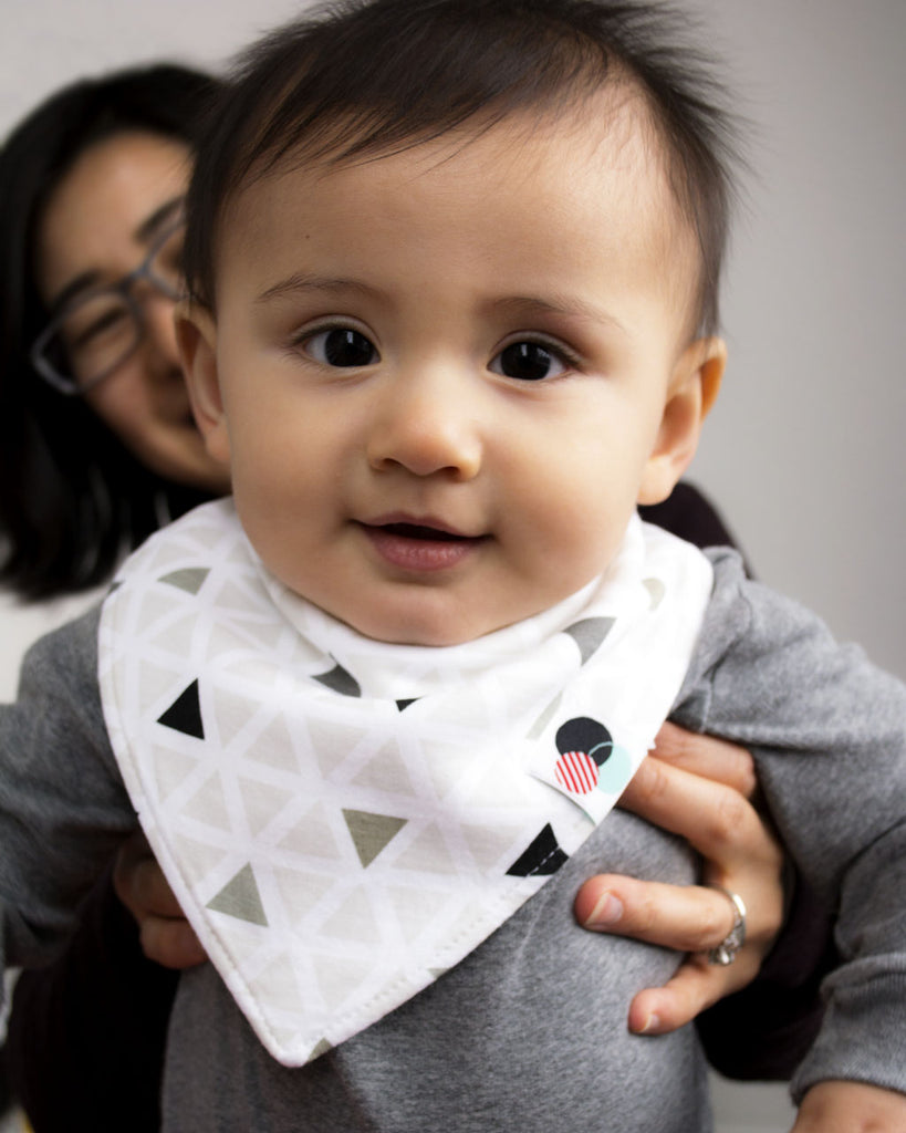 TRIANGLES+ | Premium+ Baby Bandana Bib