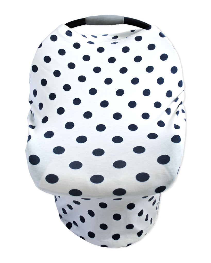 polka dot car seat and stroller BLUE POLKA DOTS